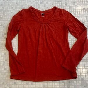 REI Orange Long Sleeve Shirt